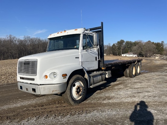 1997 Freightliner Day Cab Flat Bed Tractor Truck