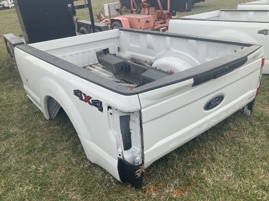 White Ford Truck Bed 8Ft