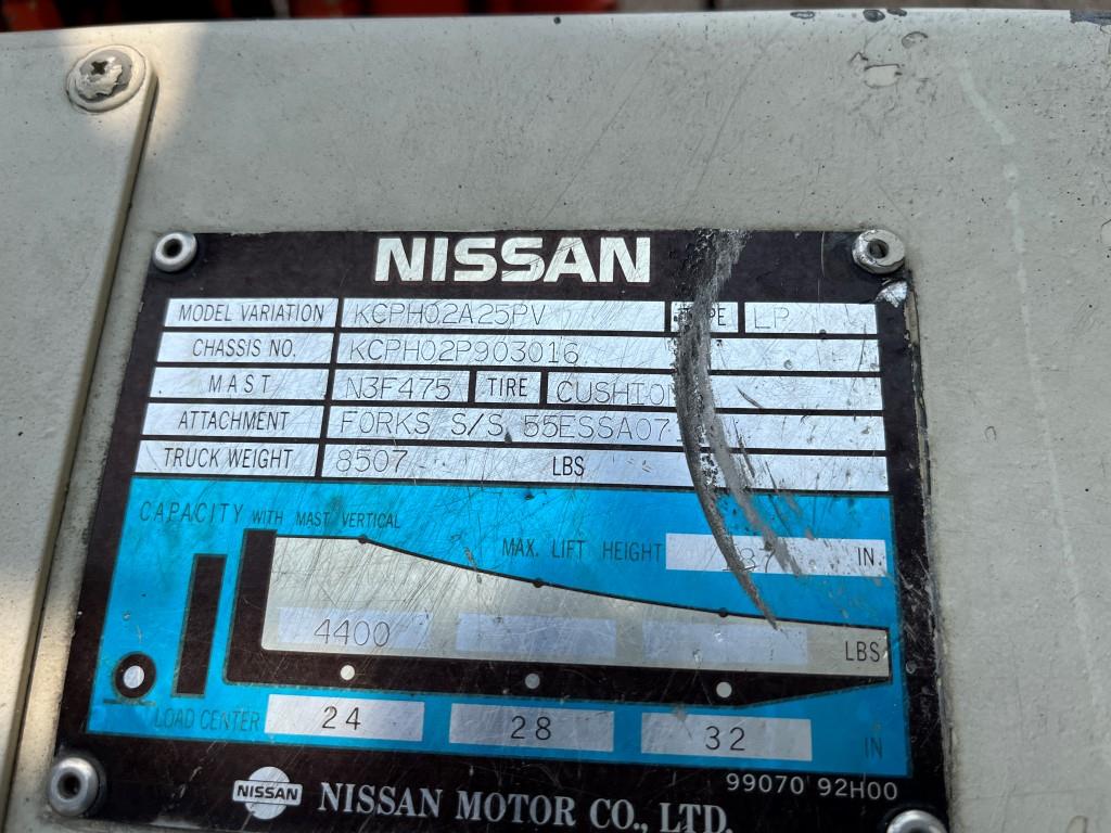Nissan Enduro 50 Forklift | Proxibid