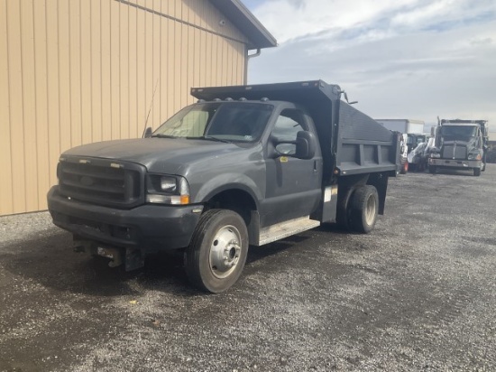 2002 Ford F550 Single Axle Dully Dump Truck