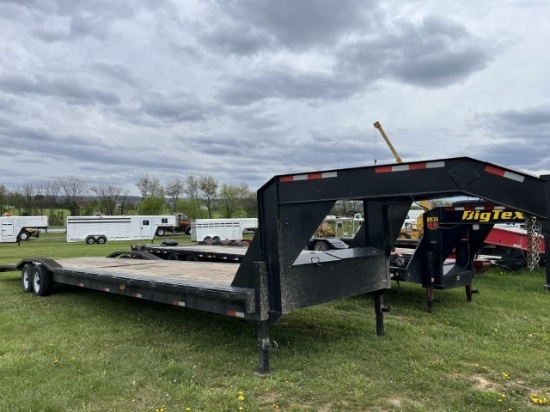 40ft. Goose Neck Flat Bed Trailer