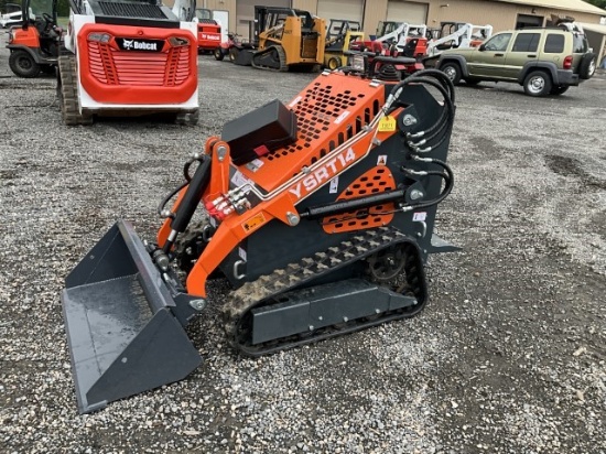 NEW 2024 AGT YSRT14 MT Mini Walk Behind Track Load