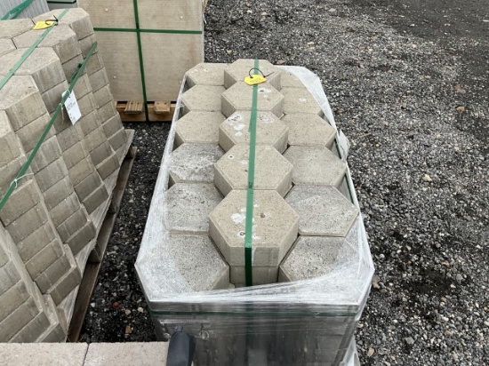 New Hanover Prest Brick Hexagonal 8" Beveled