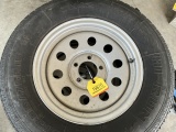 Used (4) Trailer Wheels w/ W-205-75-15 Tires