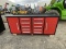 Brand New 7ft 10 Drawer 2 Cabinet Workbench (N29E)