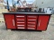 Brand New 7ft 10 Drawer 2 Cabinet Workbench (N54E)