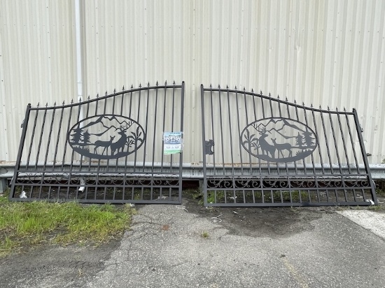 Lot of 6 Sets 20ft "Deer" Bi-Parting Gates (N41E)