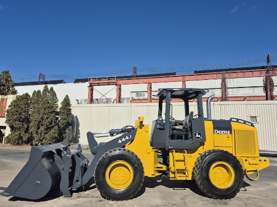 John Deere 444J Wheel Loader Forks & Bucket