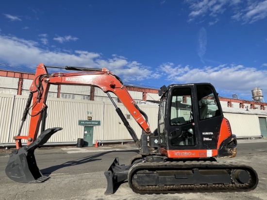 2018 Kubota KX080-4 Excavator with Hydraulic Thumb