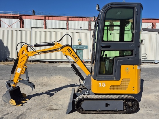 2024 Relymg R15 Mini Excavator