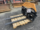 New Pallet Fork Hydraulic Adjustable Att (W64E)