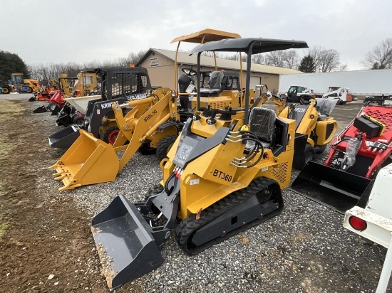 **AS IS **Bison Tek BT3600 Ride on Track Loader