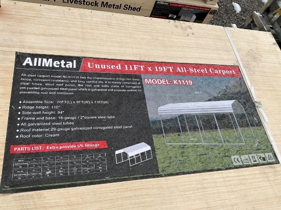 New All-Steel Carport