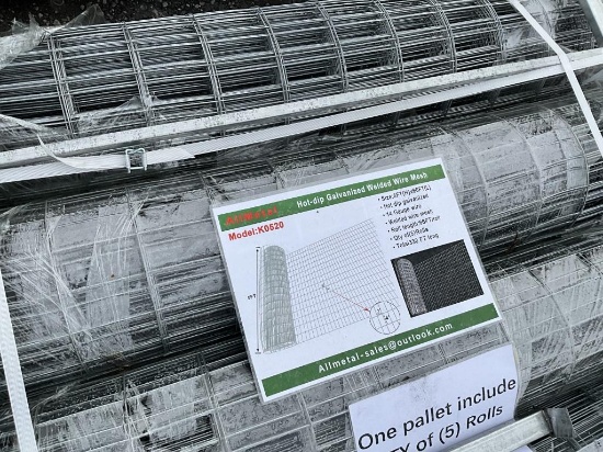 New 6Ft 5in X 7Ft 8 In Mesh Fencing