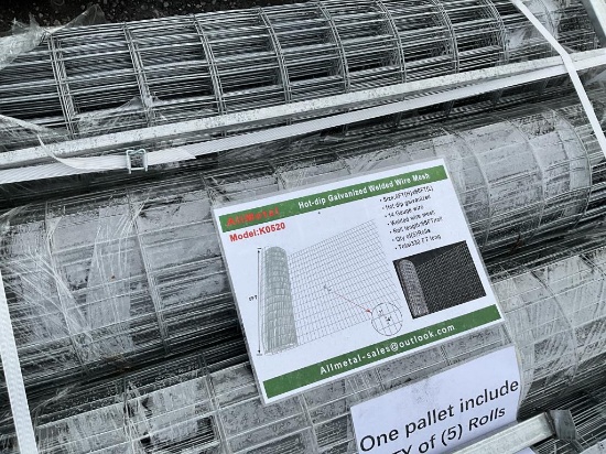 New 6Ft 5in X 7Ft 8 In Mesh Fencing