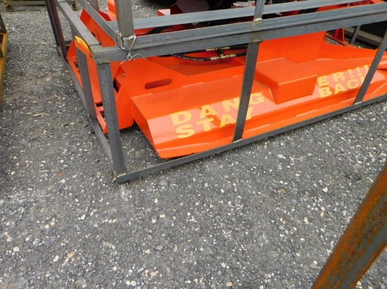 New 81" Agrotk Heavy Duty Brush Mower(ORANGE)