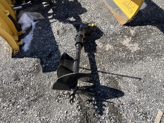 New Future Mini Excavator Auger W/1 12" Bit