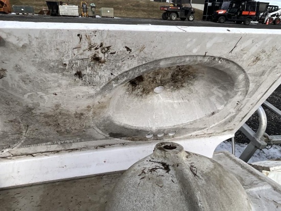 (9) Double Sink 61" X 22"