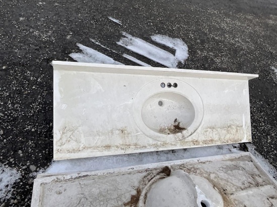61" X 22" Jingle Sink