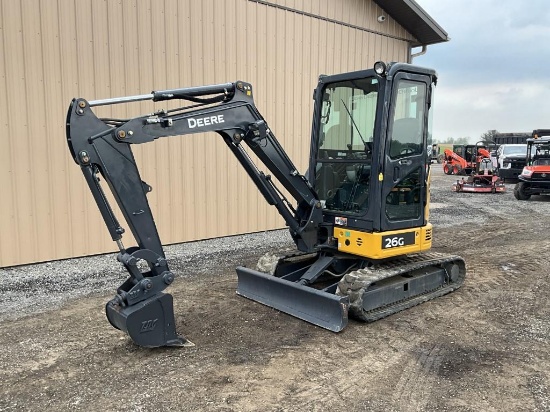 2016 Deere 26G Mini Excavator