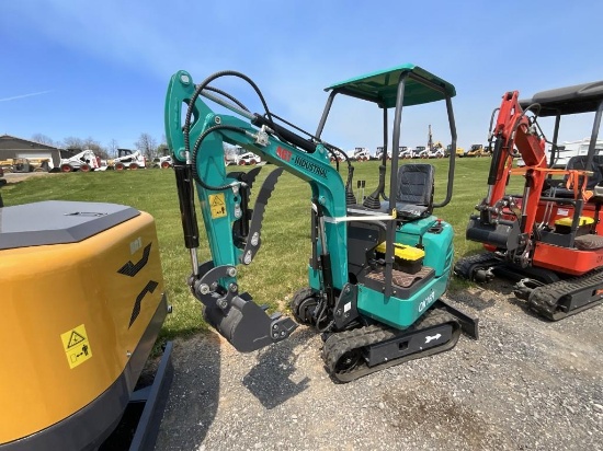 2025 Agrotk QK16 Mini Excavator (BLUE)