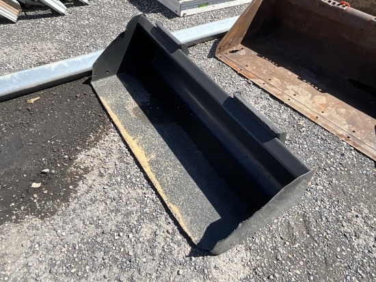Used 60" Smooth Bucket for Skid Steer