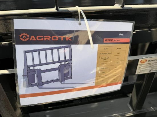 New Agrotk 2 ton Pallet Forks