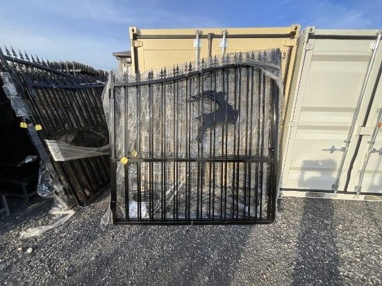 New 14Ft. BI-Parting Wrought Iron Gate