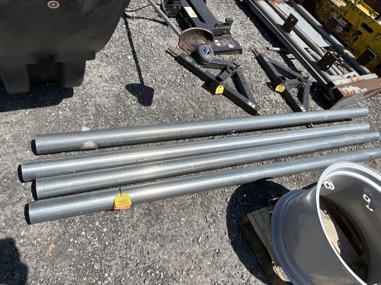 (4) 9ft. Galvanized Gate Posts Posts