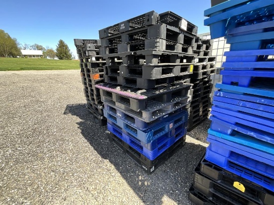 Stack of Plastic Skid