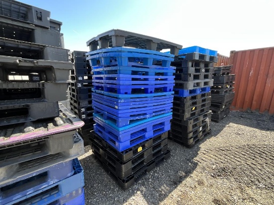 Stack of Plastic Skid
