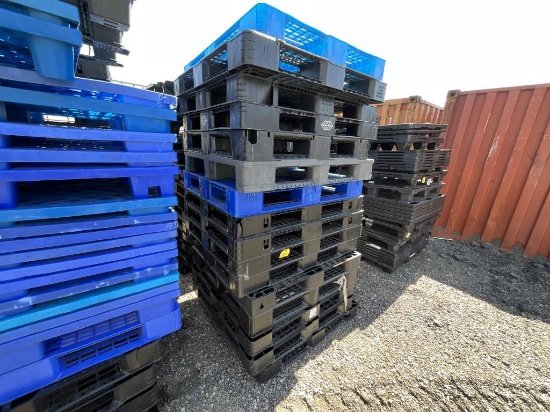 Stack of Plastic Skid