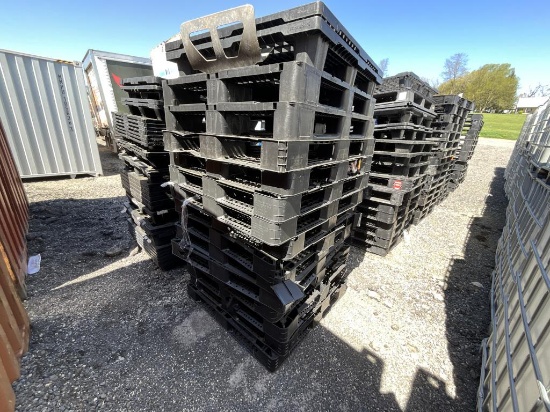 Stack of Plastic Skid