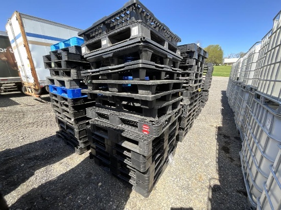 Stack of Plastic Skid