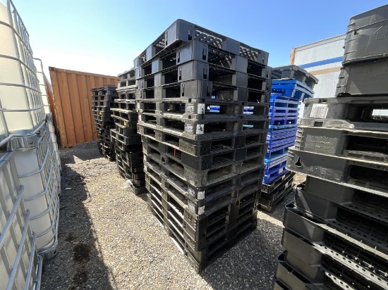 Stack of Plastic Skid