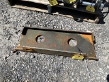 New Future Walk Behind Blank Mounting Plate
