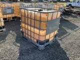 Used 275 Gallon Tote in Cage