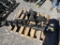 New Mini Excavator Auger W/ 3 Bits