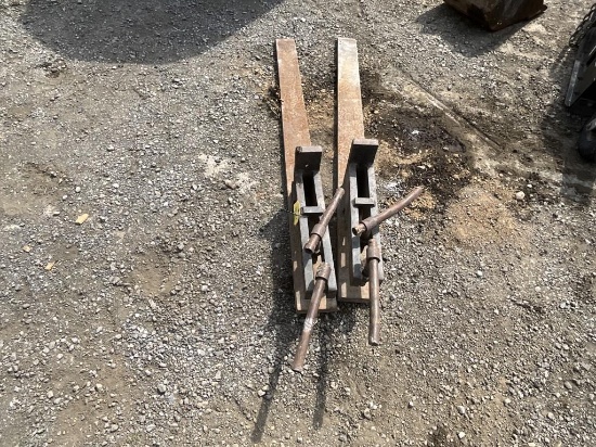 Used 2,000lbs. Clamp on Forks