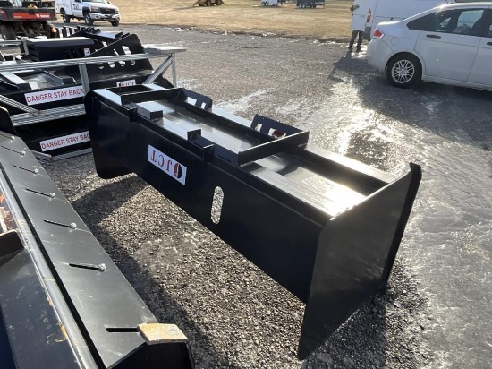 New JCT 84" Snow Pusher