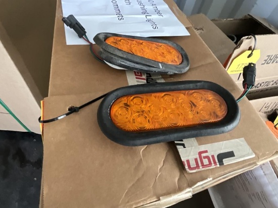 (50) Amber Flashing LED Lights