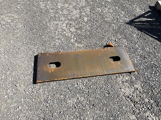 New Future Blank Skid Steer Backing Plate