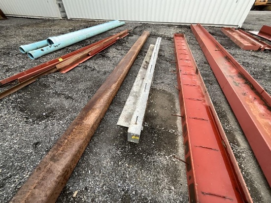 5" x 5" x 13ft. eam w/ Plate Welded on Side