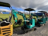 New Agrotk H15R Mini Excavator (GAS) (GREEN)