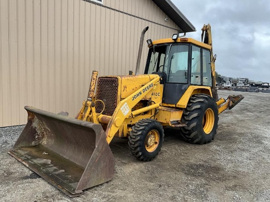 1989 John Deere 410C Loader Backhoe