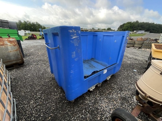 Big Plastic Tub W/Wheels