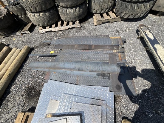 Random Size Steel Diamond Plate