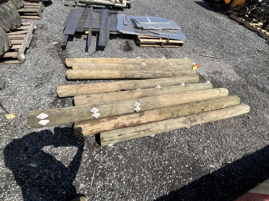 (8) 6ft. Fence Posts