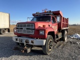 **AS IS** 1991 Ford F800 Dump Truck