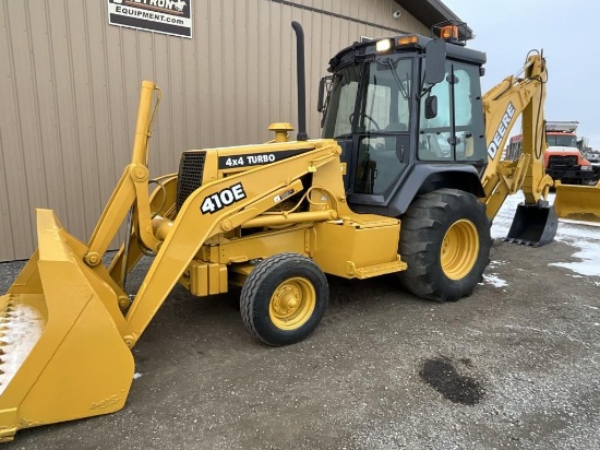 1999 John Deere 410E Loader Backhoe | Heavy Construction Equipment ...